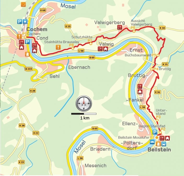 RZ_Karte_Moselsteig_BeilsteinCochemorig AM WOCHENENDE
