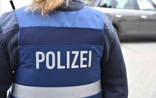 Polizei Polizistin Weste