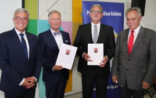 Roger Lewenz, Wolfgang Fromm, Karl Heinz Maron, Polizeipräsidium Koblenz