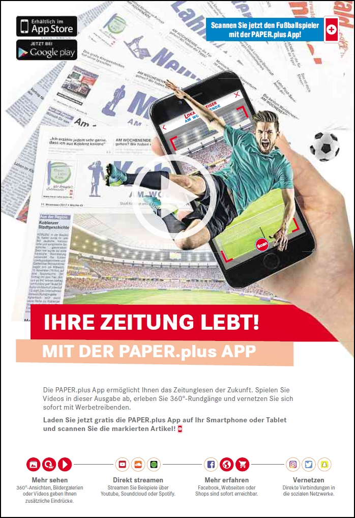 PAPER.plus Fußball